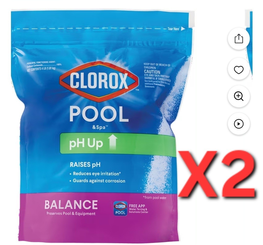 Clorox Pool Up, (2 Pack) 4lb - 8lb Total gallery