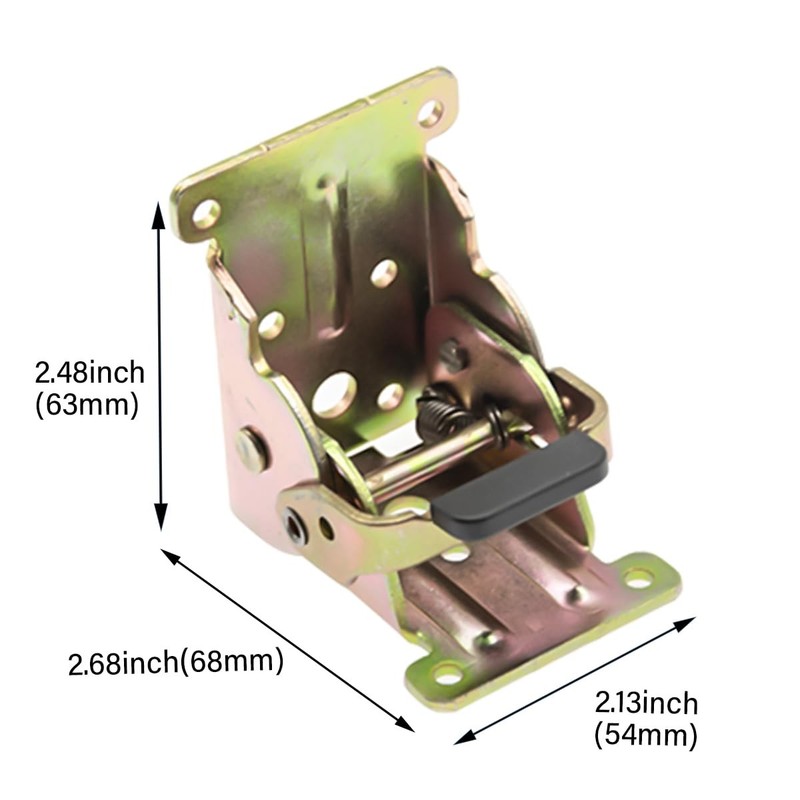 4 Psc Foldable Bracket,Heavy Duty Foldable self Locking Hinge 90 Degrees Folding gallery
