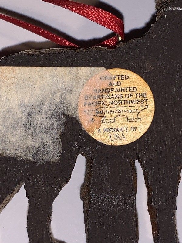 Wolf Ornament Smith River Forge USA gallery