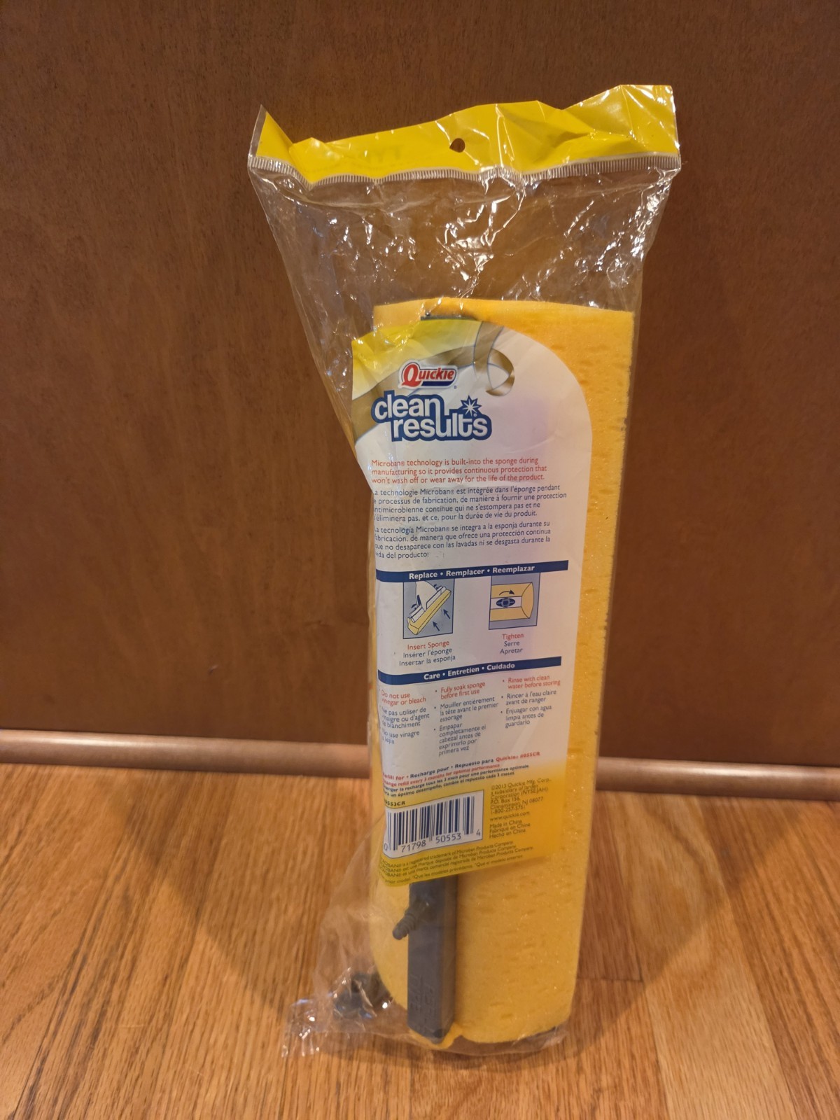 QUICKIE Clean Results Jumbo Automatic Roller Mop Head Refill Type P #0553CR NEW gallery