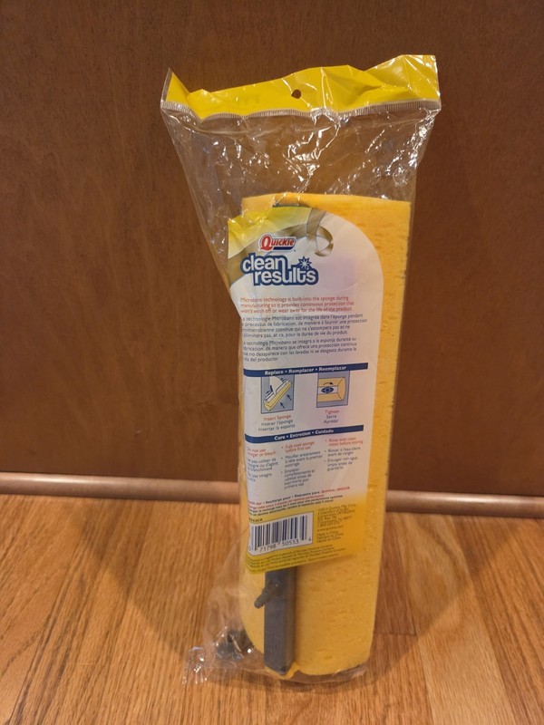 QUICKIE Clean Results Jumbo Automatic Roller Mop Head Refill Type P #0553CR NEW gallery