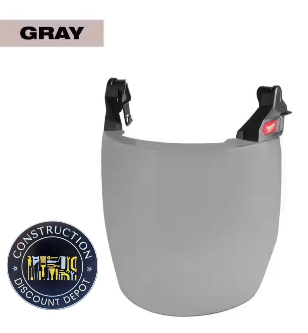 Milwaukee 48-73-1426 Bolt Full Face Shield With Mounting Gray Dual Coat Lens gallery