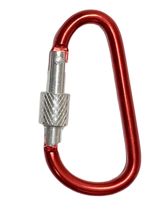 2.5" LOCKING D-CLIP HOOKS utility aluminum Carabiner FOR camping/hiking/hunting gallery