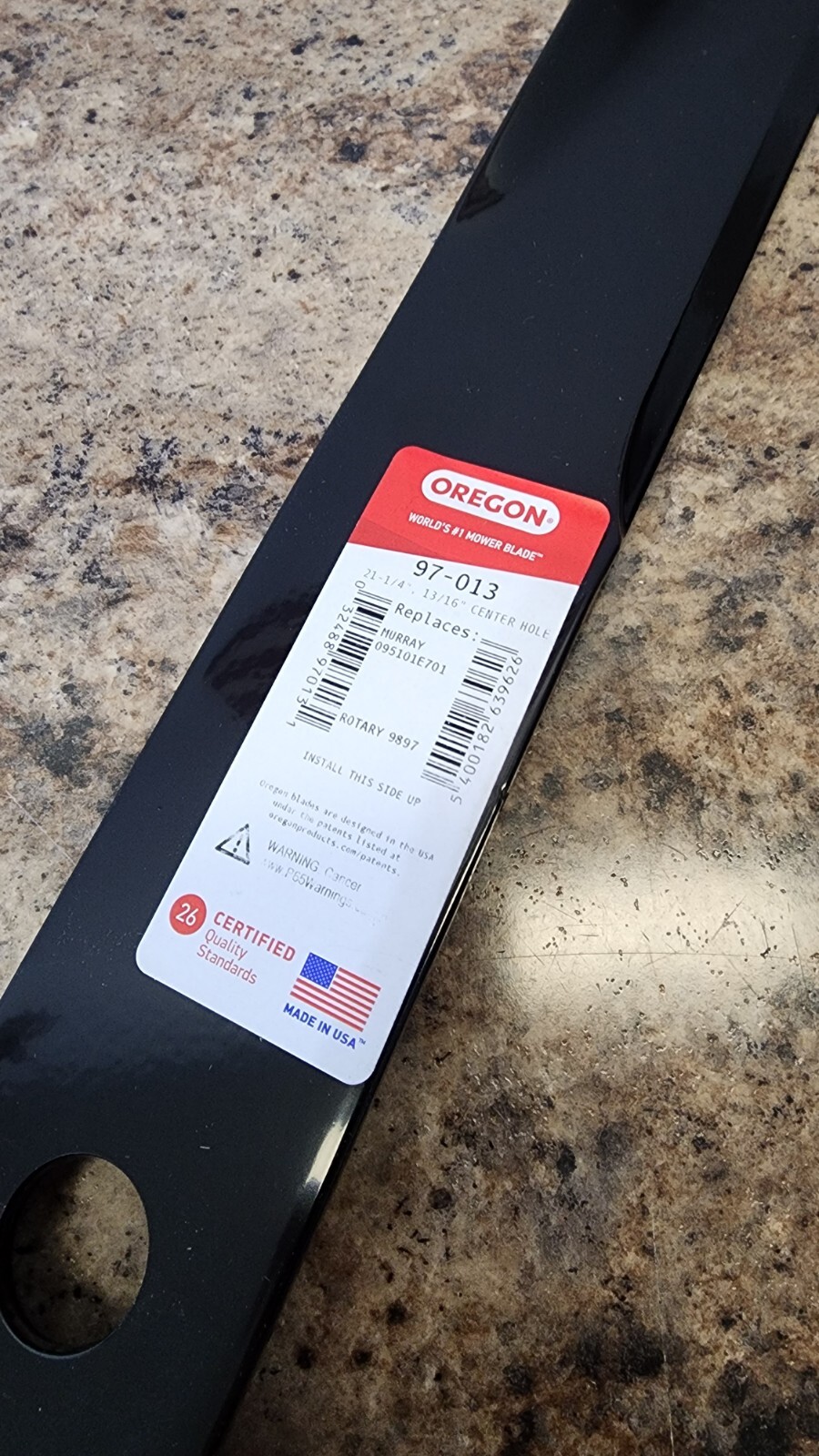 Oregon 97-013 Mower Blade 21-1/4" Compatible with MURRAY ((( BRAND NEW ))) 🇺🇸⭐ gallery