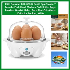 Rapid Egg Cooker: 7-Egg Capacity, Easy Clean, BPA-Free for Healthy Breakfasts