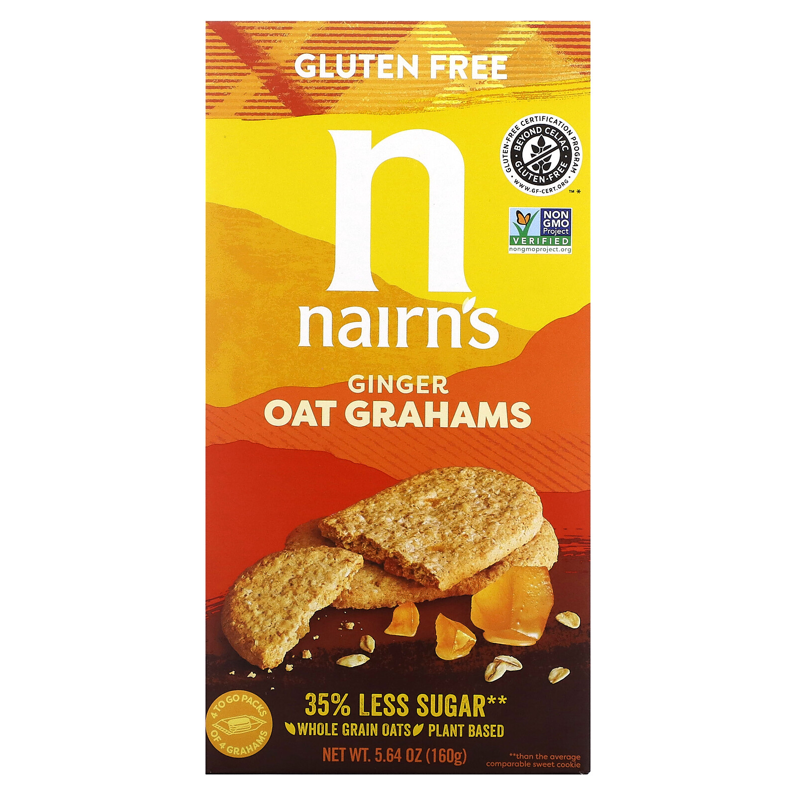 Oat Grahams, Gluten Free, Ginger, 5.64 oz (160 g) gallery