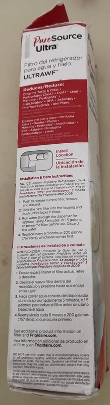Frigdaire ULTRAWF Pure Source Ultra Refrigerator Water & Ice Filter gallery