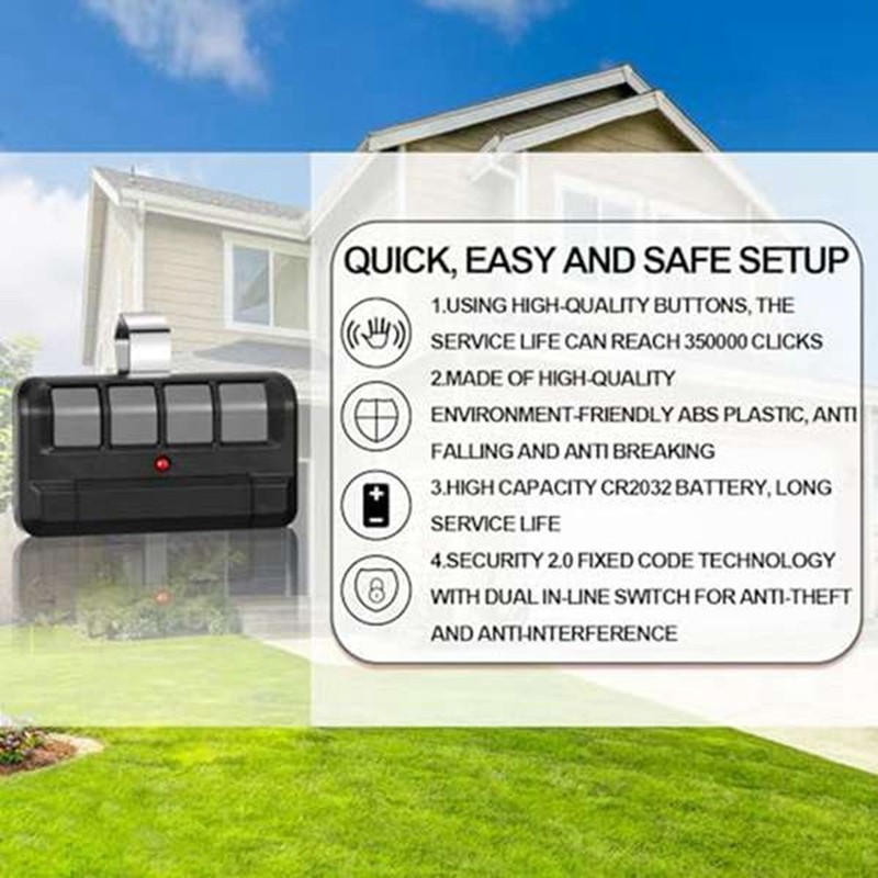 3Pcs 894LT Four Button Learning Garage Door Opener Remote for2132 gallery