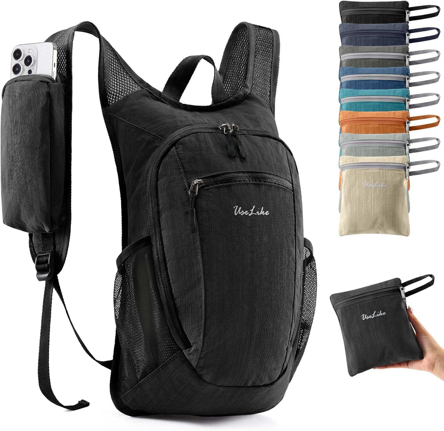 10L Small Hiking Backpack Travel Daypack Lightweight Packable Back Pack for Wome