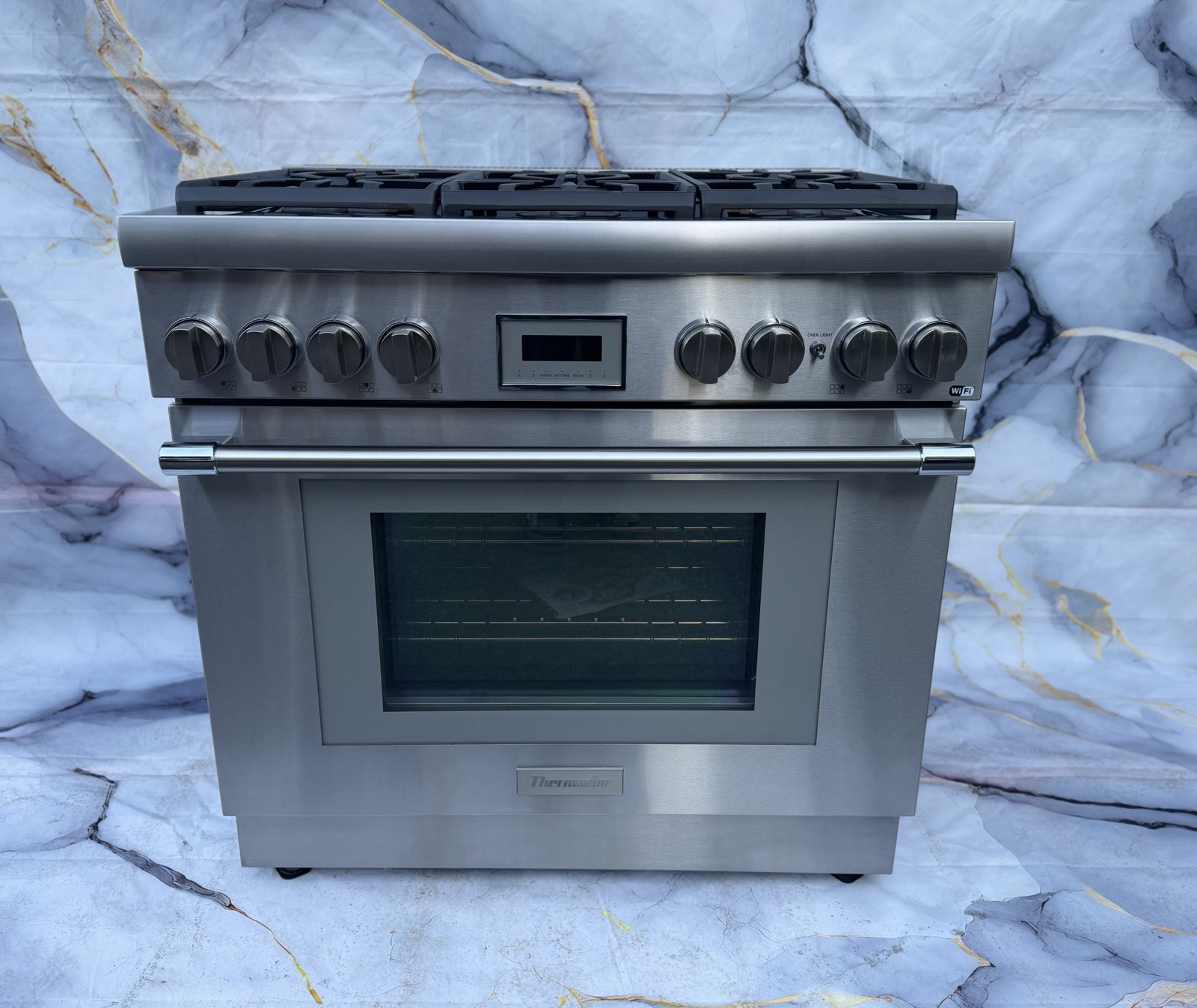 Thermador Range 36” Pro Harmony - Model PRG366WH - All-Gas (120) + Warranty gallery