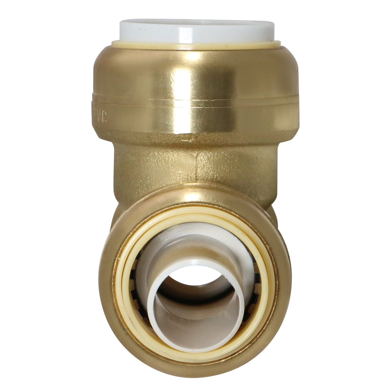 10 Pack XFITTING 3/4" Push Fit x 3/4" Push Fit x 3/4" PVC Tee, Push-to-Connect gallery