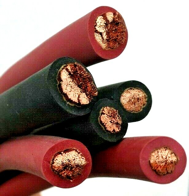 Rubber Flex Battery and Welding Cable Copper 6, 4, 2 Gauge Size By the Foot gallery