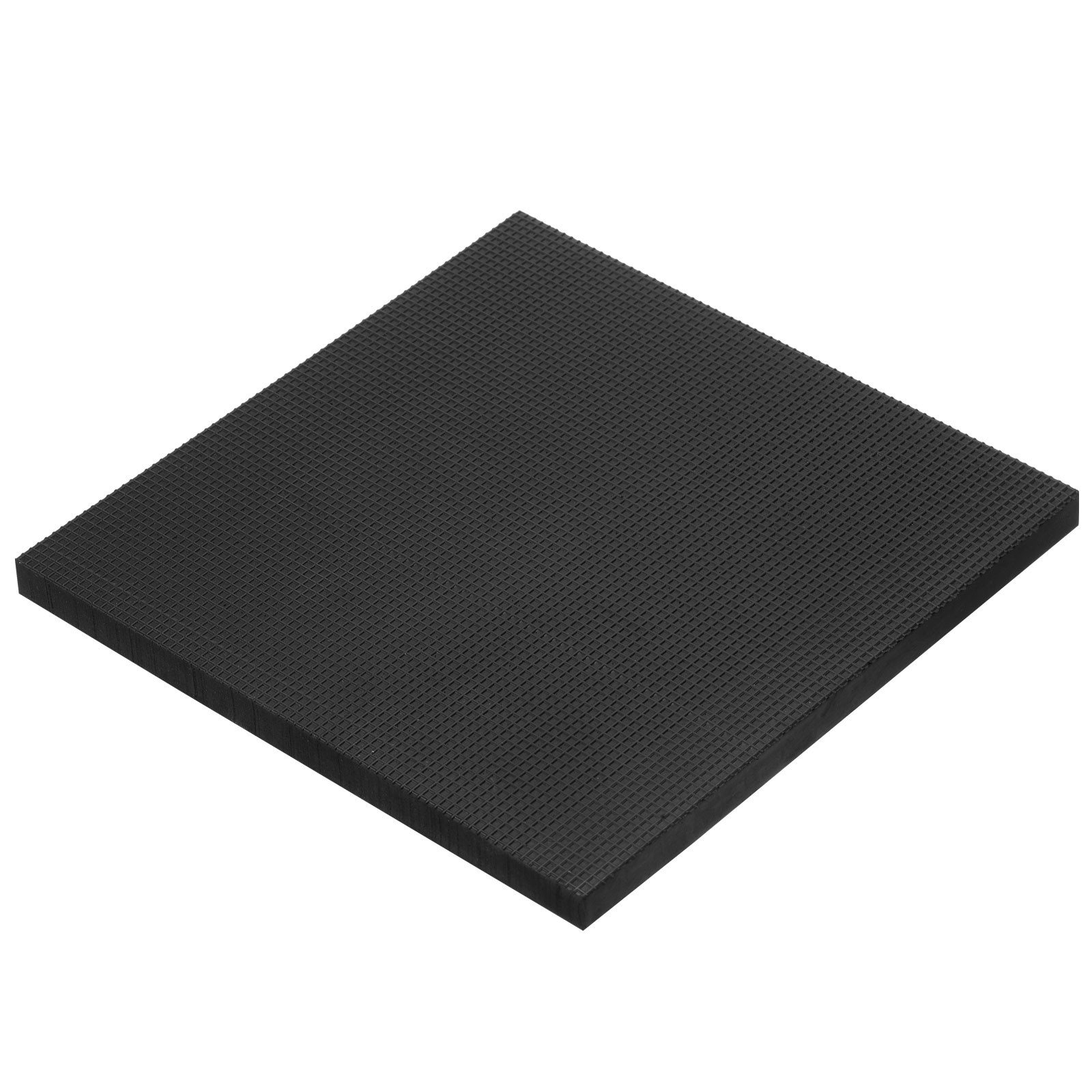 6x6x0.4" Rubber Bench Block Square Metal Stamping Hammering Nonslip Base Black gallery