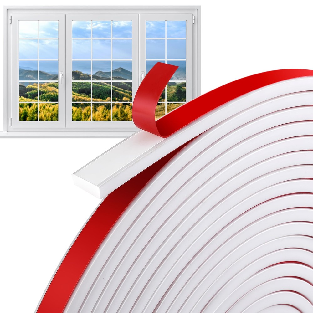 DECOHS 33 Ft Window Grille Inserts Grid Kit- TPE Self-Adhesive Peel and Stick...