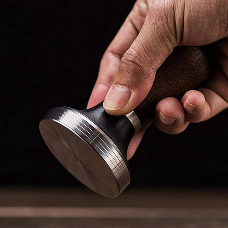 Walnut Handle Coffee Tamper 51mm, Espresso Hand Tamper 51mm,304 Stainless4082 gallery