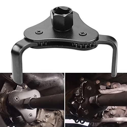 Adjustable Oil Filter Wrench Universal Use for 2-1/2 inch Single Item - Black gallery