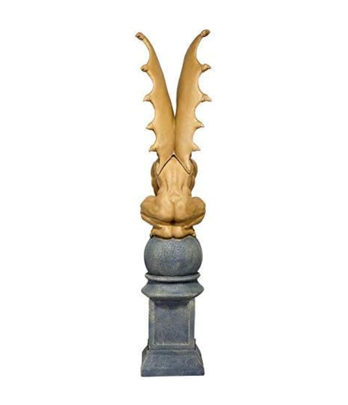 Gargoyle Statue Large Outdoor Stone Garden Vintage Antique Medieval Guardian NEW gallery
