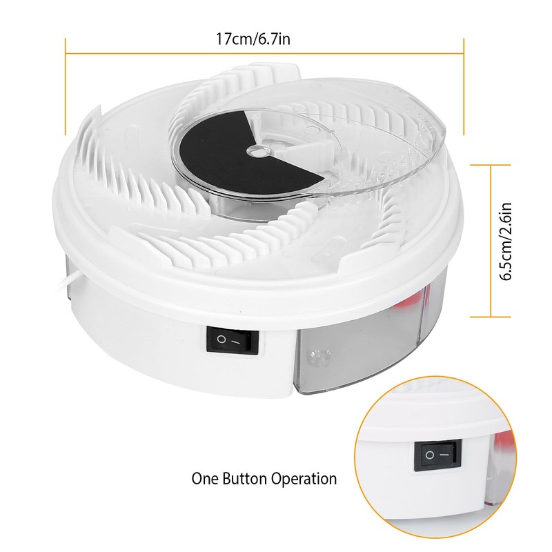USB Powered Electric Fly Trap Automatic Flycatcher Rotating Fly Pest Repellent gallery