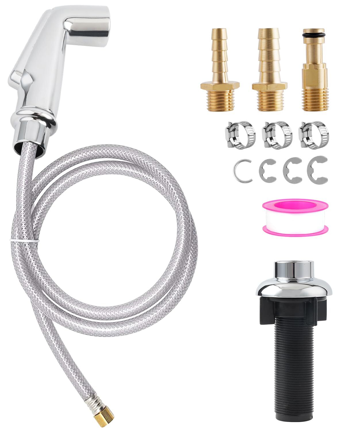 Kitchen Sink Spray Attachment/Hose/Holder Set, Kitchen Sink Faucet Sprayer gallery