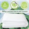 Plant Covers Freeze Protection 10 ft x 30 10'x30'-rectangle, White gallery