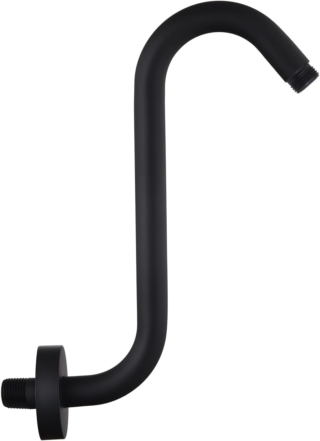 Shower Head Extension Arm,10 Inch High Rise Shower Arm with Flange,S" Shaped Sho gallery