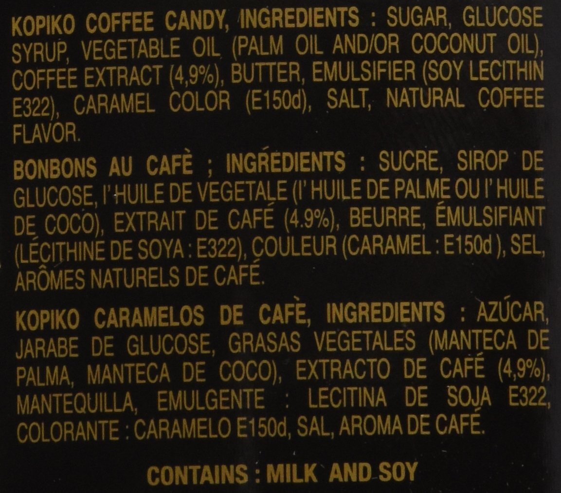 Kopiko Coffee Candy In Jar 800g/28.2oz (Original Version) gallery