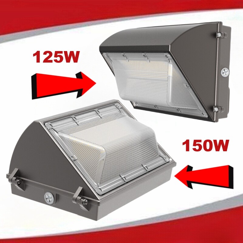 75w/125w/150w LED Wall Pack Light 5500k White Commercial Lighting Dusk to Dawn gallery