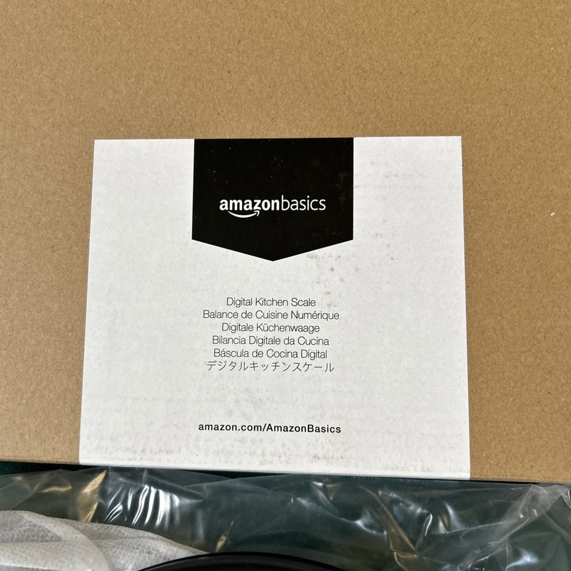 Amazon Basics Digital Kitchen Scale Weighs up to 11 pounds NIB gallery