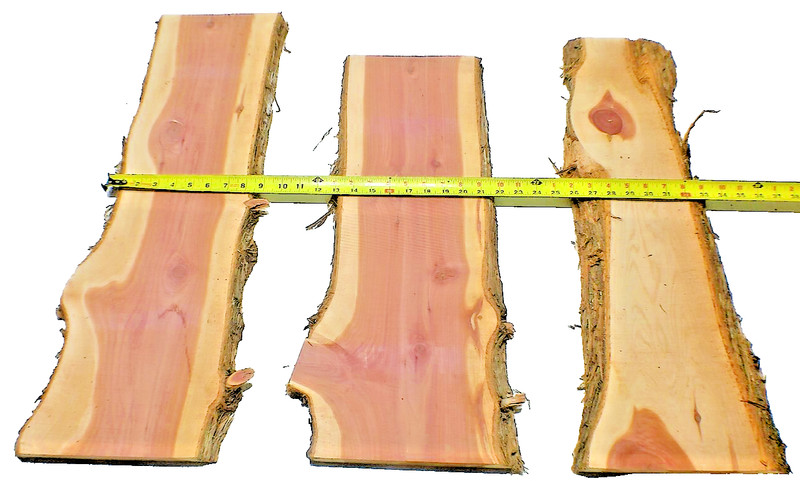 AROMATIC RED CEDAR VALUE BUNDLE Live Edge Slabs Milled Kiln Dry SHIPs FREE! gallery