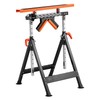 4-in-1 Polished Roller Stand Max Load 440 lb Adjustable 33-50 in for Woodworking gallery