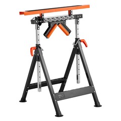 4-in-1 Polished Roller Stand Max Load 440 lb Adjustable 33-50 in for Woodworking