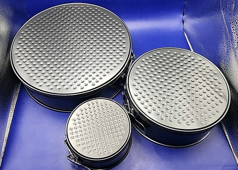 3 Springform Cake Pan Set, Spring Form Pans for Cheesecake 4, 7, 9 in gallery
