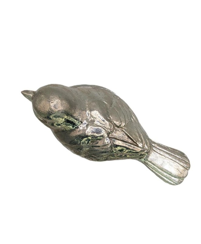 Sparrow Multifunctional Pewter Box Decor Inspired by Nature Collectible gallery