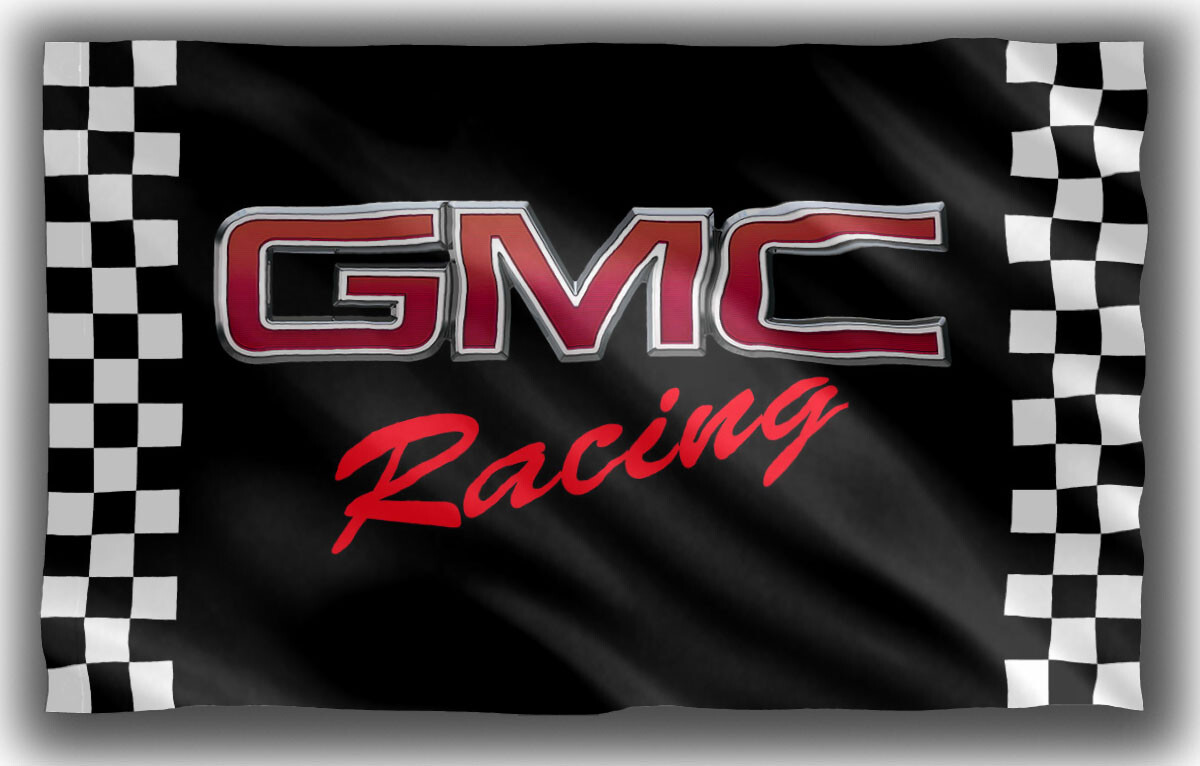 GMC Racing Banner Automotive Wall Decor Flag 3x5ft 90x150cm Garage Best Banner gallery