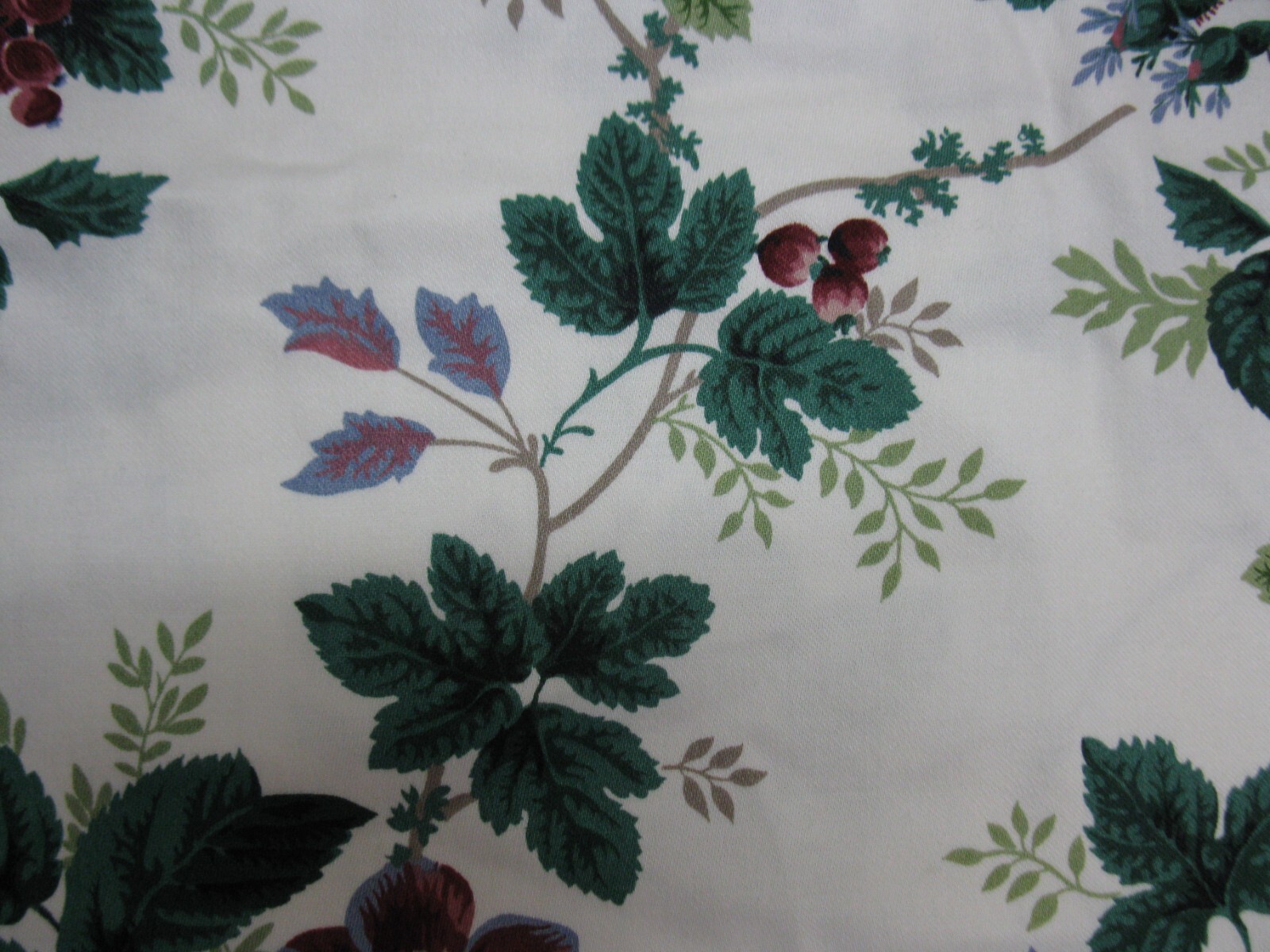 2 Waverly Valances Pleasant Valley Floral&Grapes 77X15.5 .VINTAGE Rod Pocket gallery