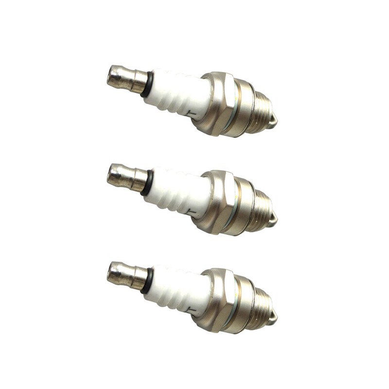 3pcs L7T Spark Plug For Various Strimmer Chainsaw Lawnmower Hedge Trimmer Cutter gallery