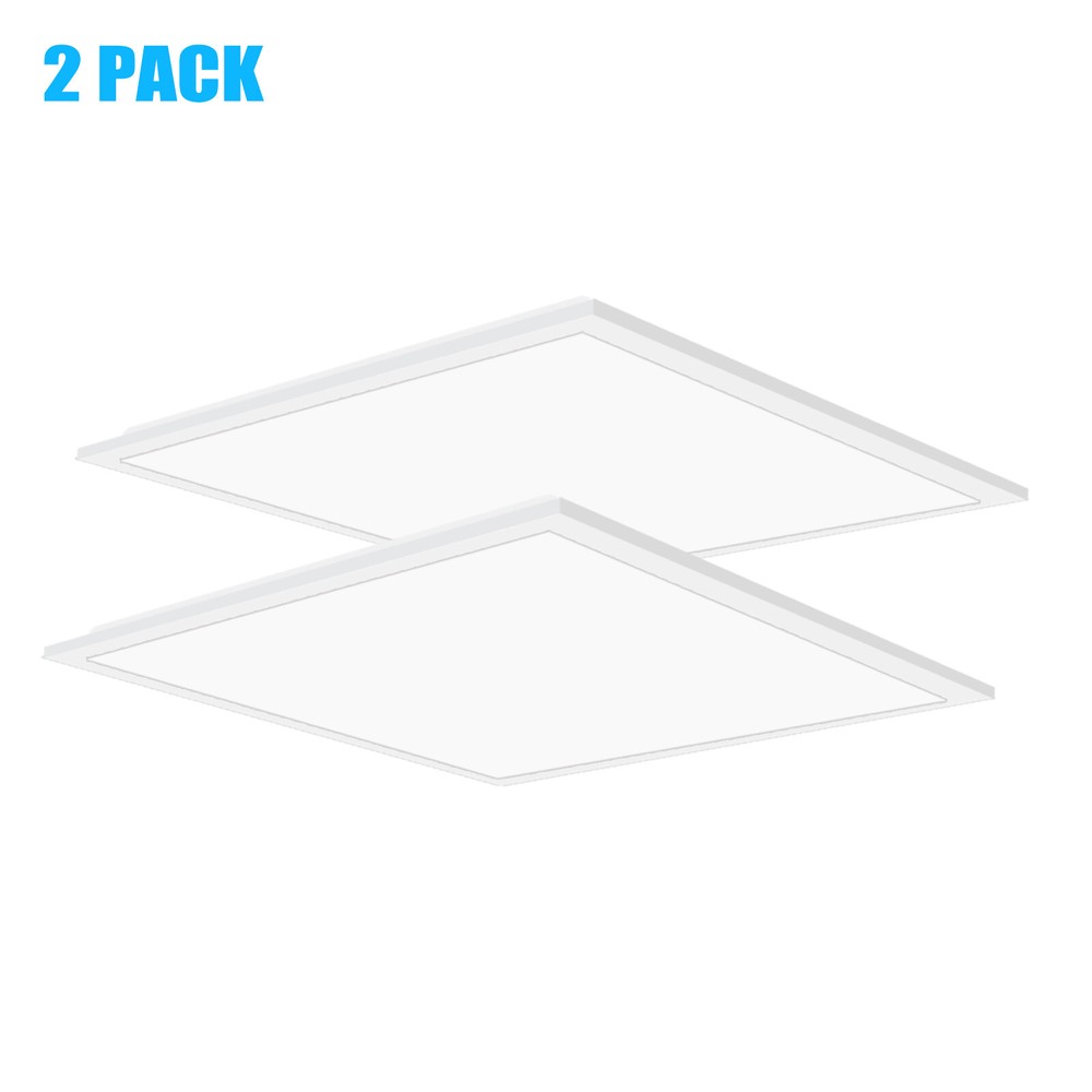2x2 Led Flat Panel Light 5000k Daylight Edgelit 45w/5400lumens Dimmable 2x2ft