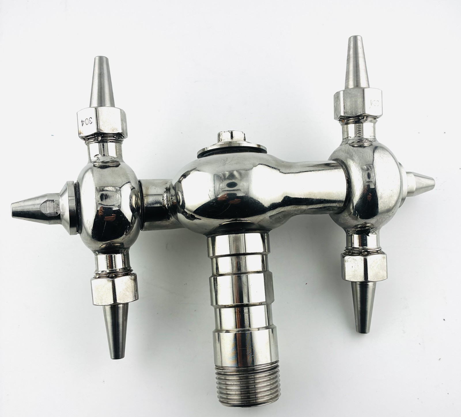 304 Stainless Rotary Cleaning Spray Ball Canister Tank Washing Nozzle Male gallery