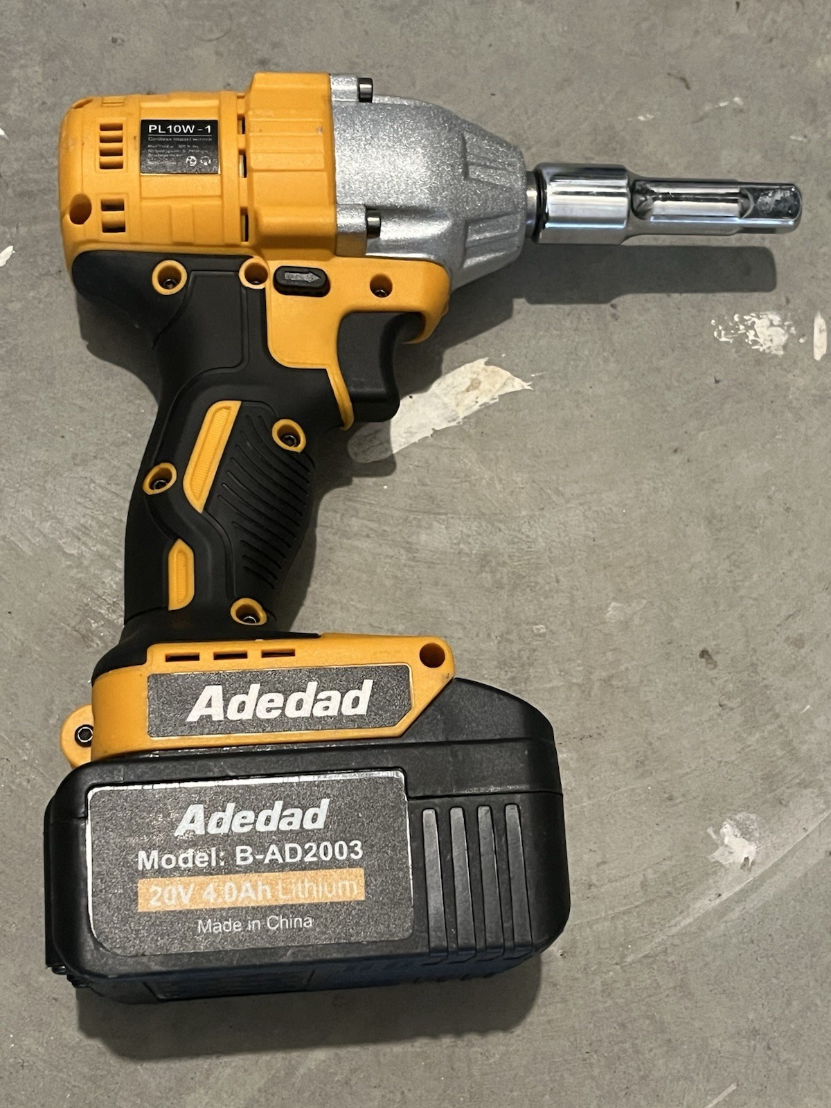 20V Adedad 1/2 Inch Impact w/ Battery & Charger Includes Sockets And Extension gallery