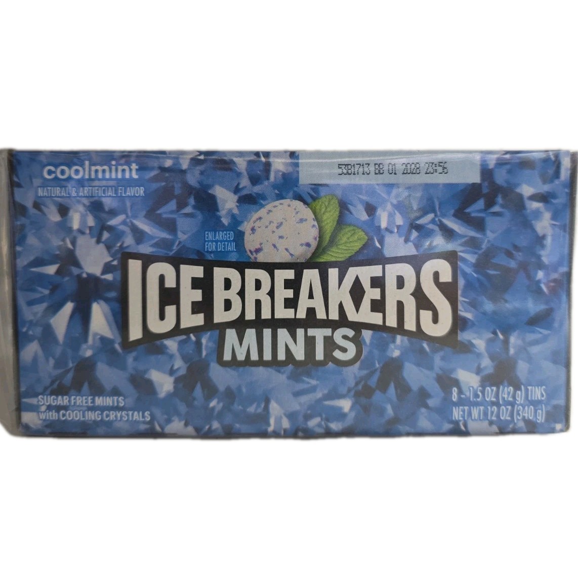 ICE Breakers Sugar Free Mints, Coolmint, 1.5 Ounce Pack of 8 Box, Free Shipping gallery