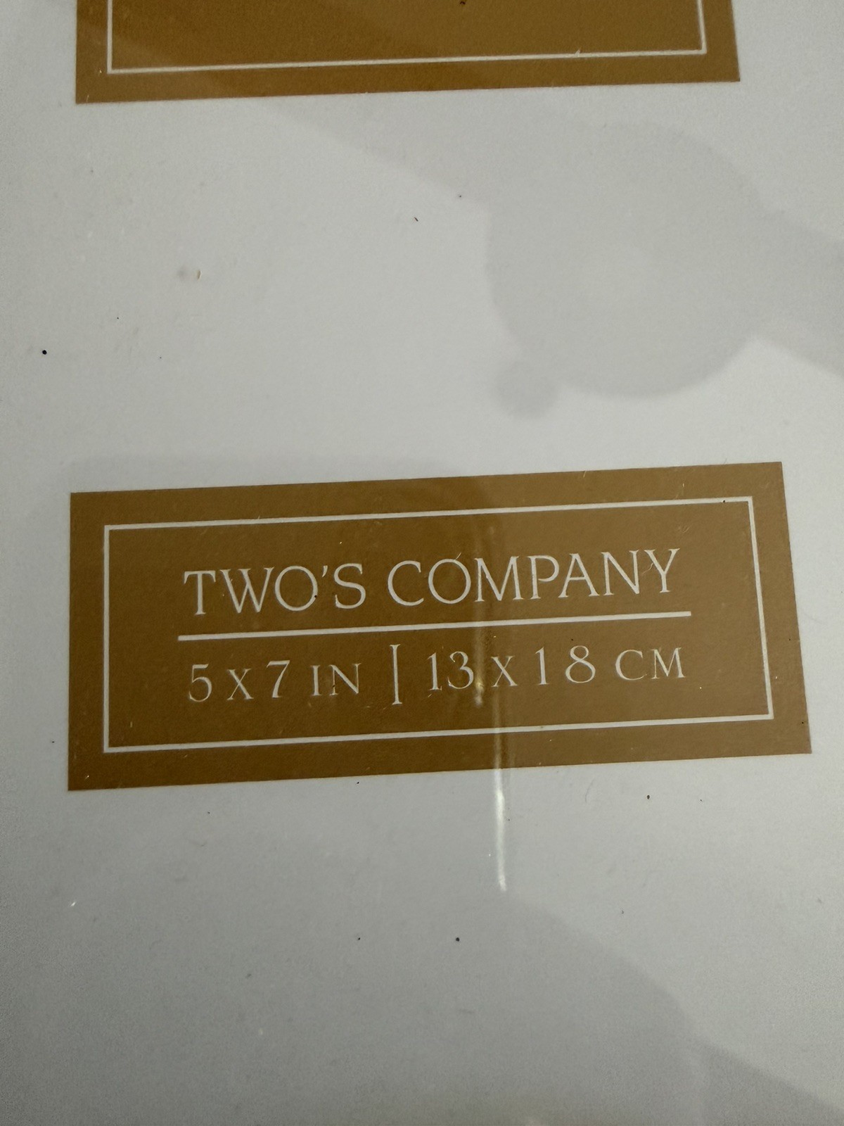 Two's Company Natural Bamboo Frame gallery