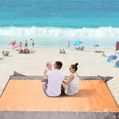 Beach Blanket ,Picnic Blankets,Extra Large Waterproof and Sandproof (83”x79”)