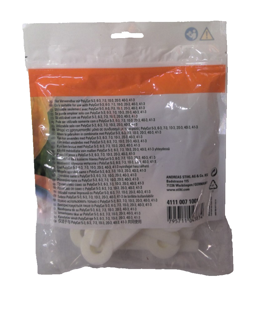 Stihl 12 Pack Thermo-Plastic Polycut Trimmer Blades 4111 007 1001 OEM gallery