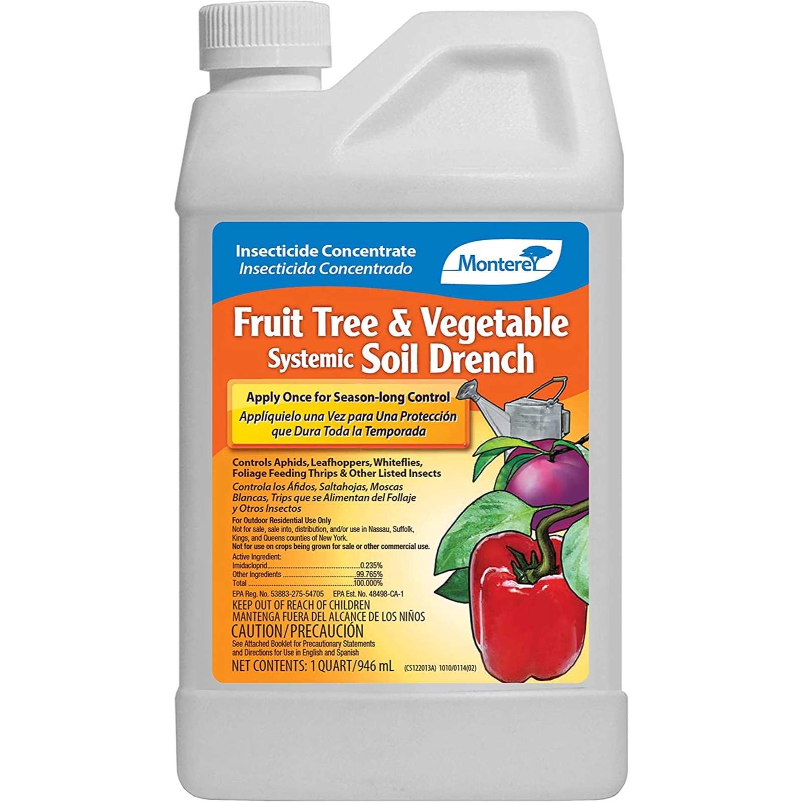 Monterey Fruit Tree & Vegetable Insecticide/Pesticide Concentrate, 32 oz gallery