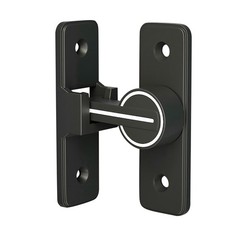 90° Keyless Interior Door Bolt Luminous Surface-mounted Room Door Latch p