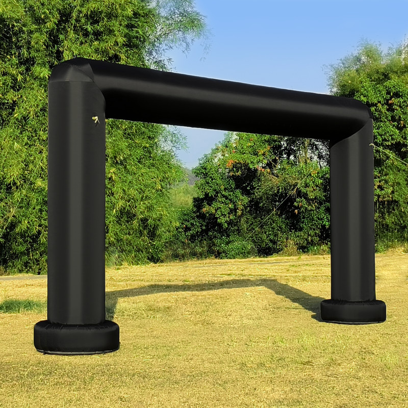 Large 21Ft Square Inflatable Arch with built-in blower - Black gallery