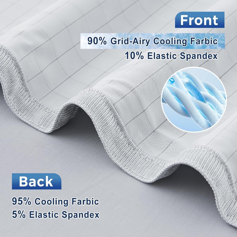 Breathable Cooling Blankets for Hot Sleepers, Summer Blanket Twin/Full Size f... gallery