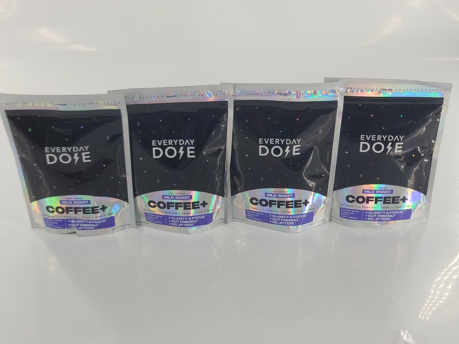 Everyday Dose Mushroom Coffee + Nootropics Focus Mild Roast / Lot of 4 / 7.4oz gallery