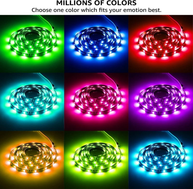LED Smart TV Backlight Kit Multi-Color, Compatible with Alexa, App Control gallery