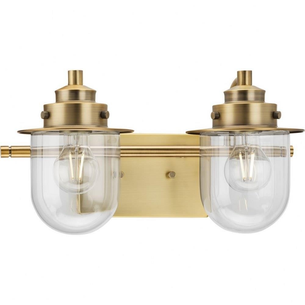 2 Light Bath Vanity In Coastal Style-8 Inches Tall and 7.5 Inches Wide-Vintage gallery